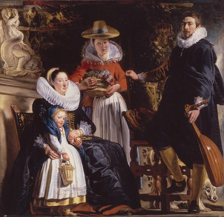 Jacob Jordaens The Family of the Arist (mk08) china oil painting image